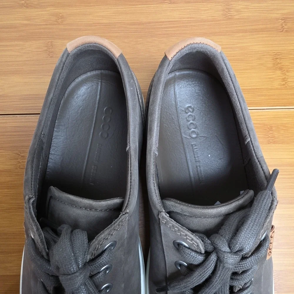 ECCO Men's Soft EU 43 9-9.5 Leather Sneaker